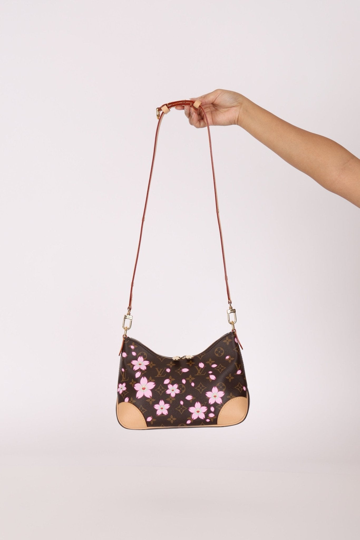 Limited Edition 2025 Louis Vuitton x Takashi Murakami Cherry Blossom Boulogne PM - FashioNica