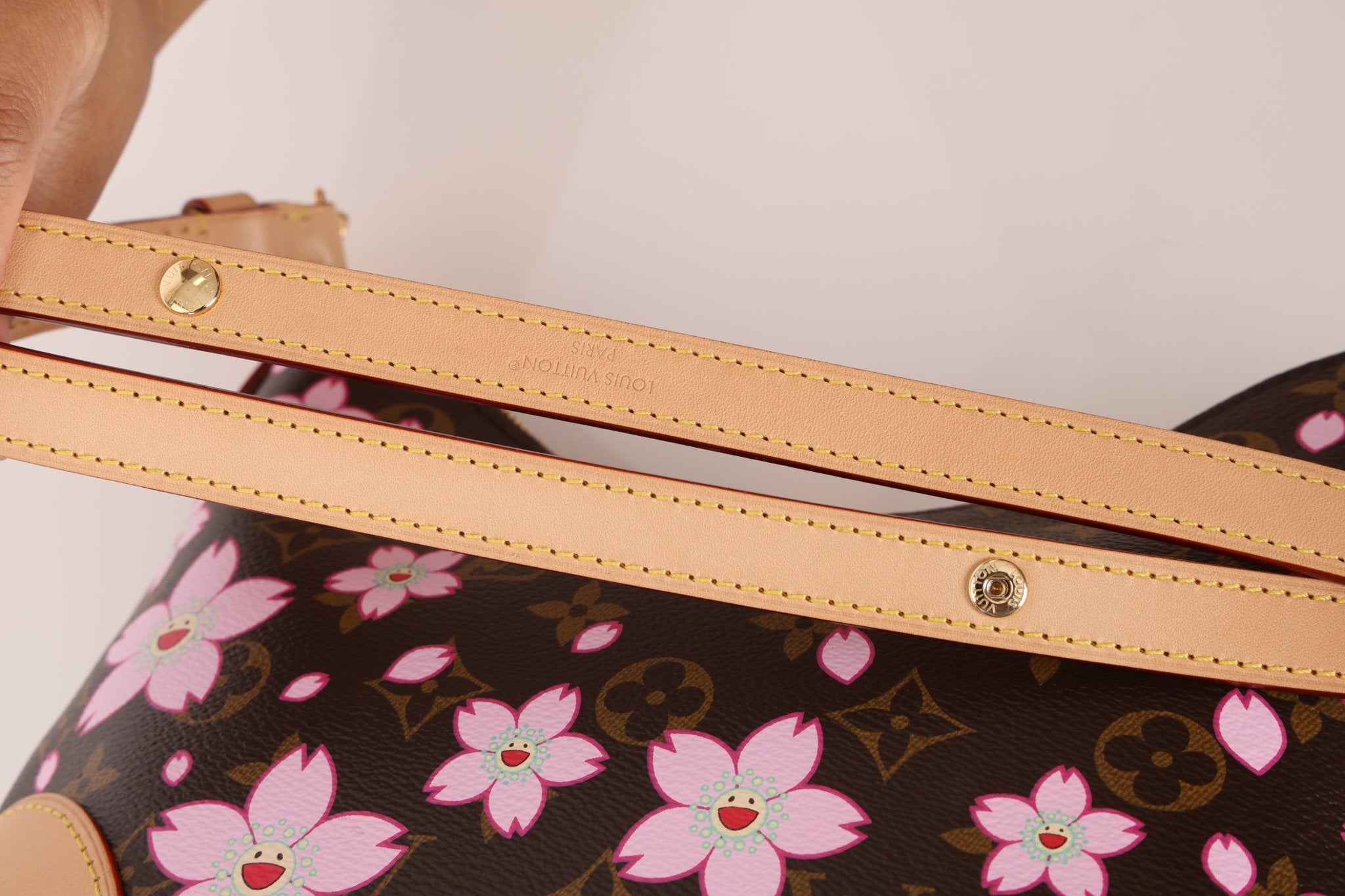 Limited Edition 2025 Louis Vuitton x Takashi Murakami Cherry Blossom Boulogne PM - FashioNica