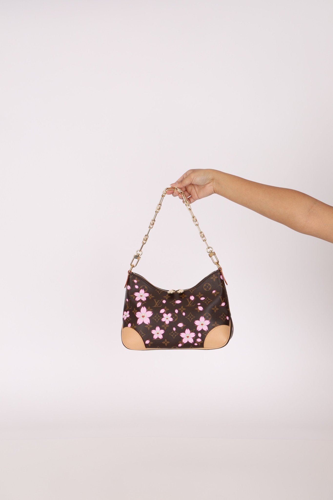 Limited Edition 2025 Louis Vuitton x Takashi Murakami Cherry Blossom Boulogne PM - FashioNica