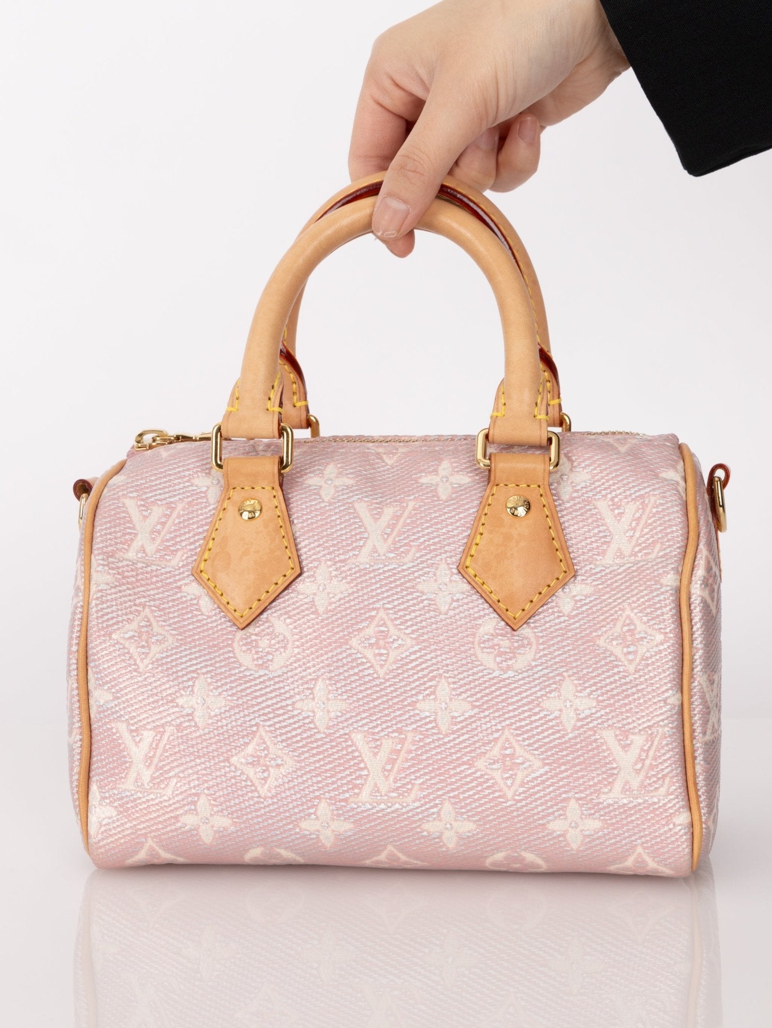 Limited Edition Asia Exclusive Louis Vuitton Monoglam Speedy Bandouliere 20 - FashioNica