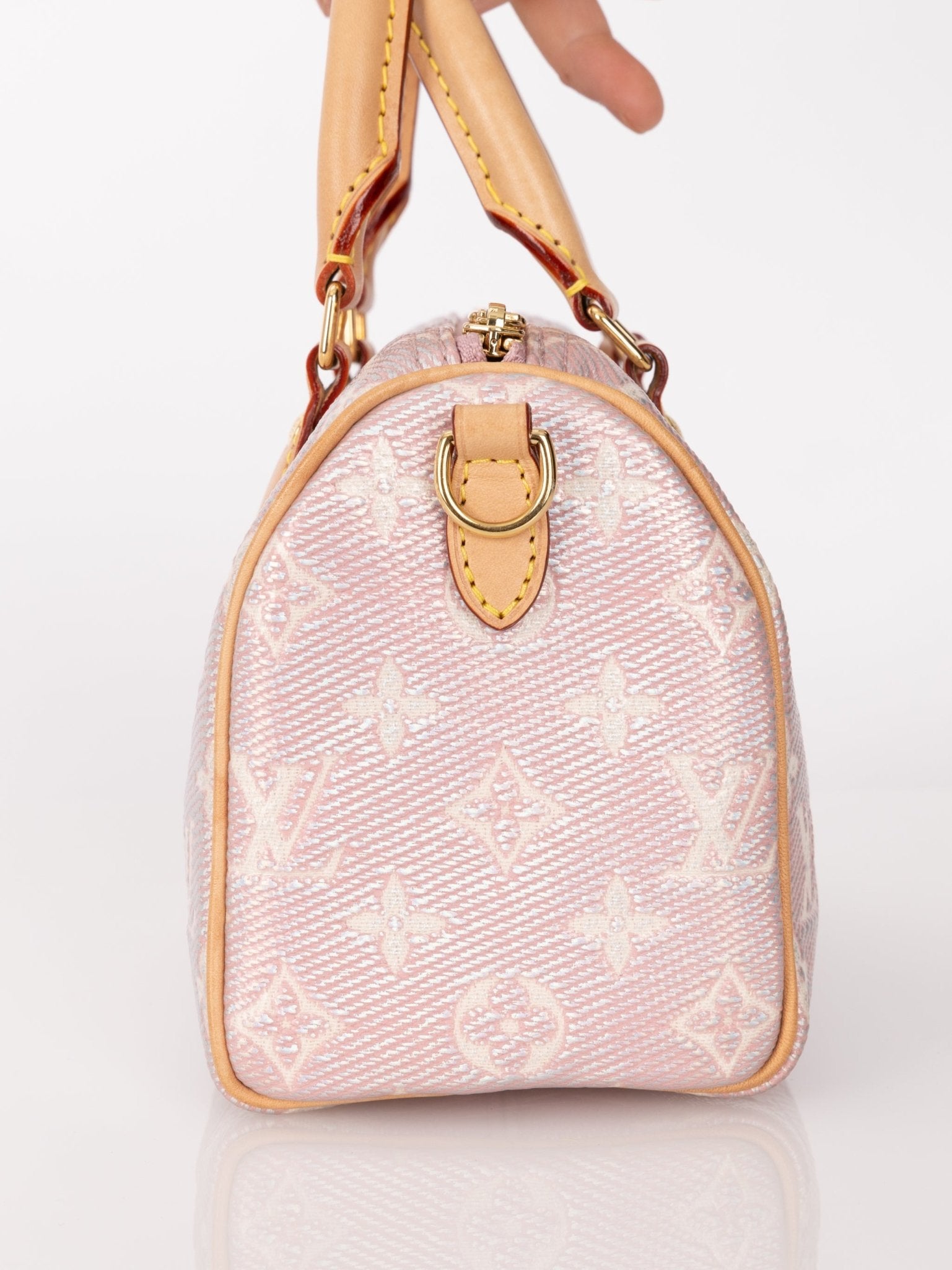 Limited Edition Asia Exclusive Louis Vuitton Monoglam Speedy Bandouliere 20 - FashioNica