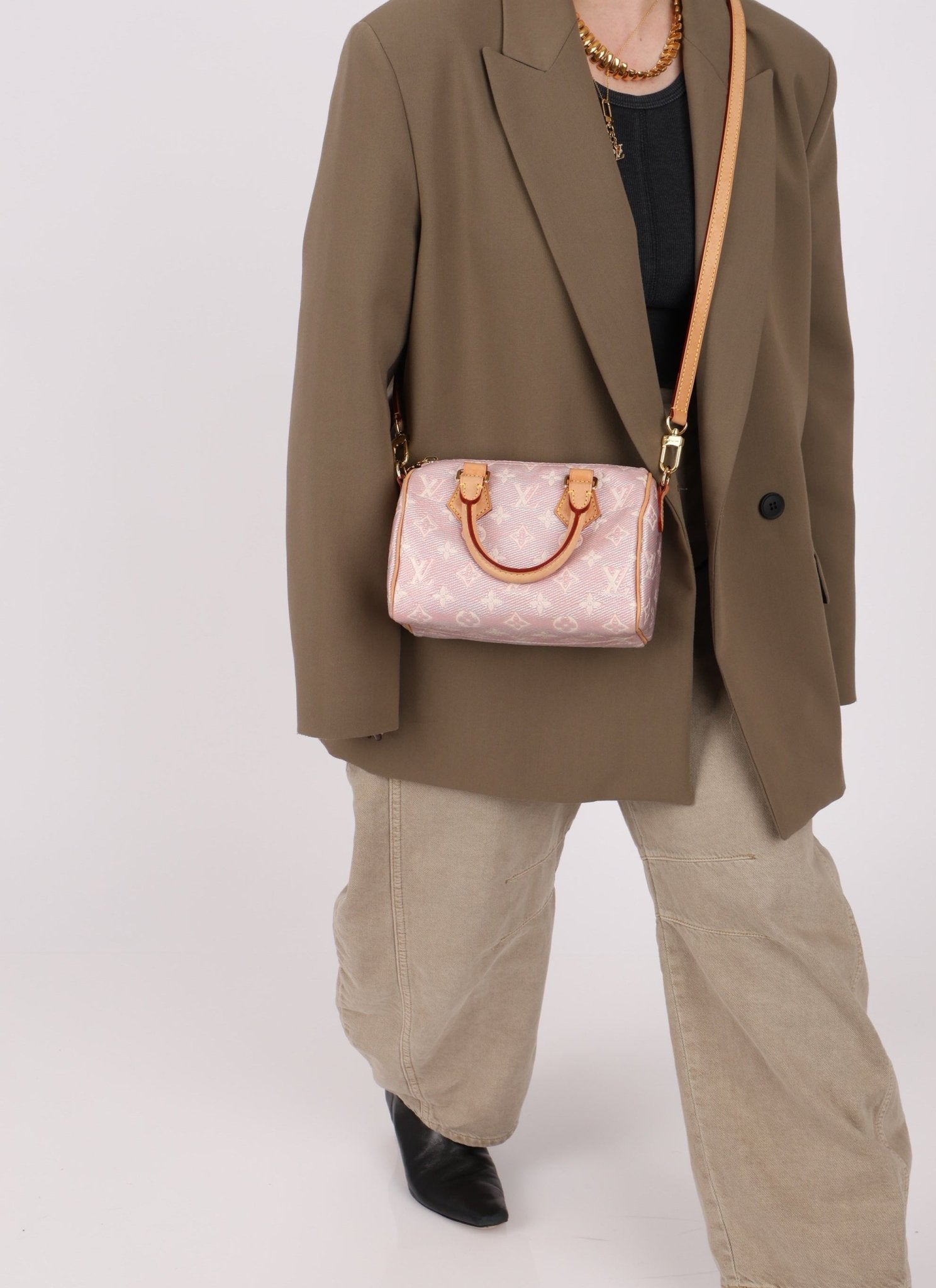 Limited Edition Asia Exclusive Louis Vuitton Monoglam Speedy Bandouliere 20 - FashioNica