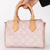 Limited Edition Asia Exclusive Louis Vuitton Monoglam Speedy Bandouliere 20 - FashioNica
