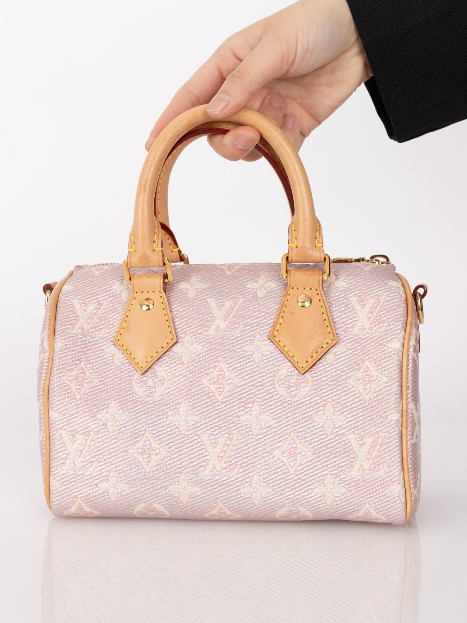 Limited Edition Asia Exclusive Louis Vuitton Monoglam Speedy Bandouliere 20 - FashioNica