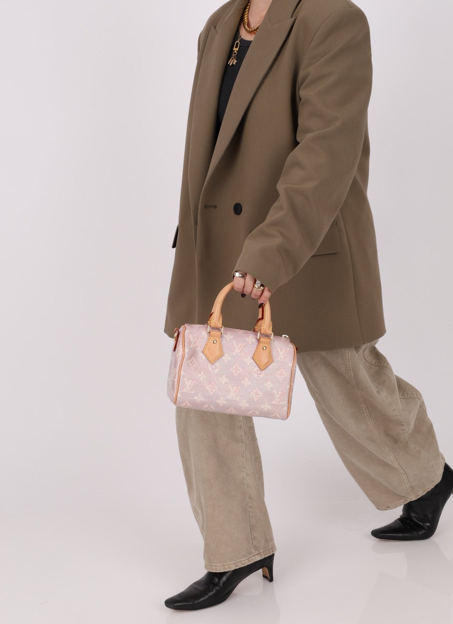 Limited Edition Asia Exclusive Louis Vuitton Monoglam Speedy Bandouliere 20 - FashioNica