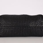 Limited Edition Bottega Veneta Black Intrecciato Large Cabat with Pouch - FashioNica