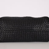 Limited Edition Bottega Veneta Black Intrecciato Large Cabat with Pouch - FashioNica