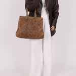 Limited Edition Bottega Veneta x Bergdorf Goodman 2003 Karang Intrecciato Milo Tote - FashioNica