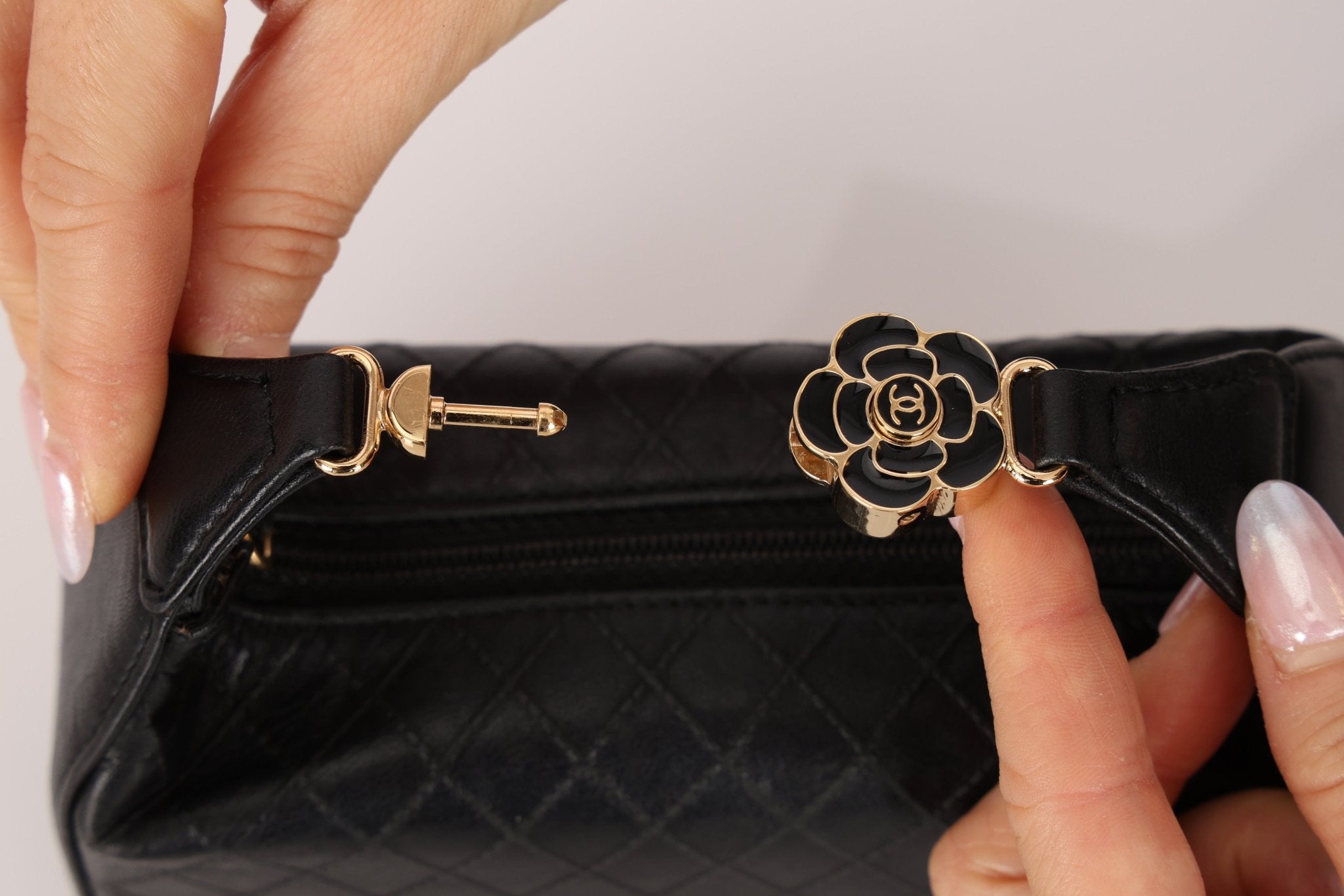 Limited Edition Chanel 2004 Ginza Camellia Mini Handle Bag - FashioNica