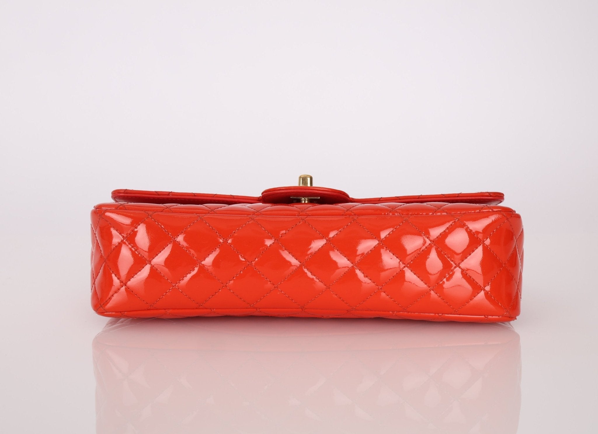 Limited Edition Chanel 2009 Patent Valentine Charms Classic Flap - FashioNica