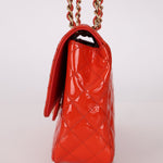 Limited Edition Chanel 2009 Patent Valentine Charms Classic Flap - FashioNica