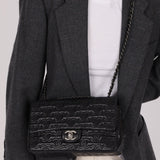 Limited Edition Chanel 2014 Calfskin CC Stitched Medium Single Flap - FashioNica