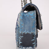 Limited Edition Chanel 2014 Denim Patchwork Medium Single Flap - FashioNica
