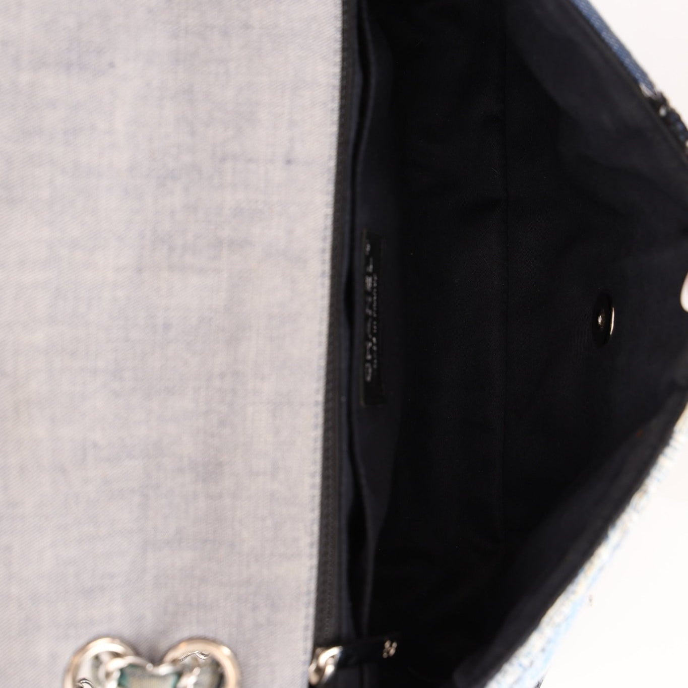 Limited Edition Chanel 2014 Denim Patchwork Medium Single Flap - FashioNica