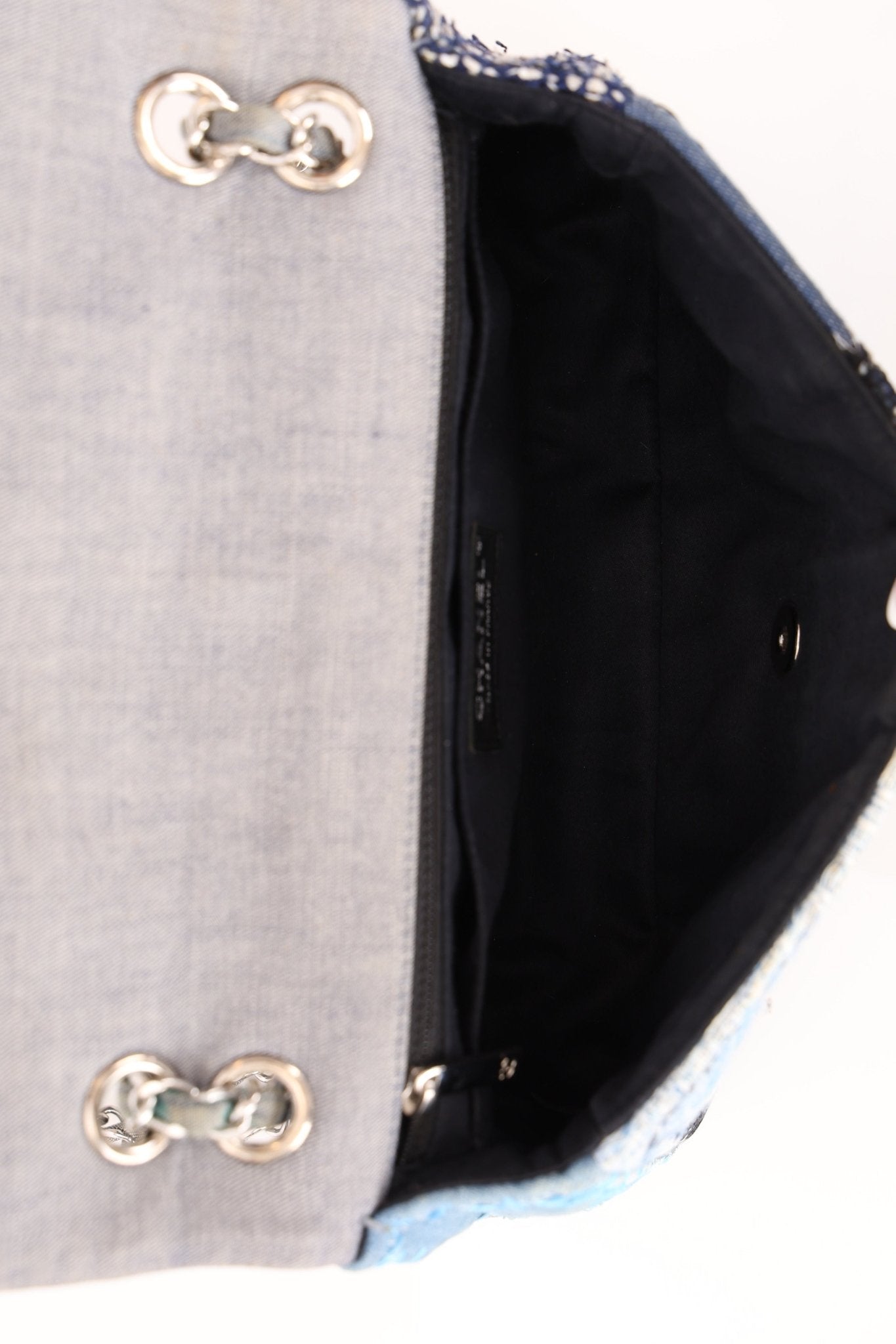 Limited Edition Chanel 2014 Denim Patchwork Medium Single Flap - FashioNica