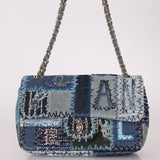 Limited Edition Chanel 2014 Denim Patchwork Medium Single Flap - FashioNica