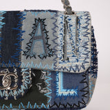Limited Edition Chanel 2014 Denim Patchwork Medium Single Flap - FashioNica
