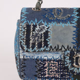 Limited Edition Chanel 2014 Denim Patchwork Medium Single Flap - FashioNica