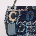 Limited Edition Chanel 2014 Denim Patchwork Medium Single Flap - FashioNica