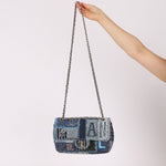 Limited Edition Chanel 2014 Denim Patchwork Medium Single Flap - FashioNica