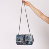 Limited Edition Chanel 2014 Denim Patchwork Medium Single Flap - FashioNica