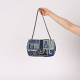 Limited Edition Chanel 2014 Denim Patchwork Medium Single Flap - FashioNica