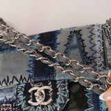 Limited Edition Chanel 2014 Denim Patchwork Medium Single Flap - FashioNica