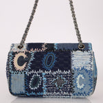 Limited Edition Chanel 2014 Denim Patchwork Medium Single Flap - FashioNica