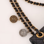 Limited Edition Chanel 2015 Aged Calfskin Paris - Dubai Coin Medallion Small Classic Flap - FashioNica