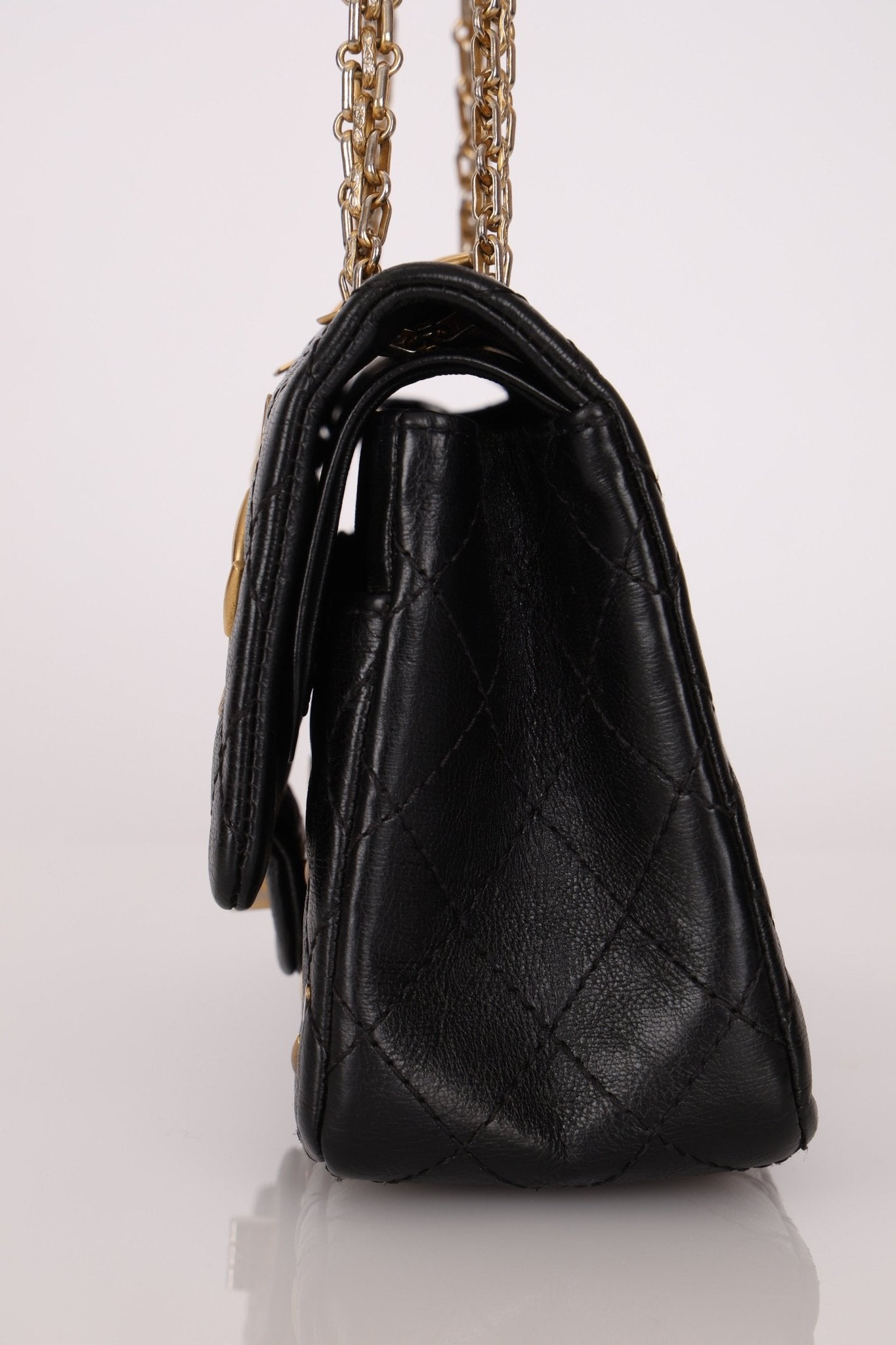 Limited Edition Chanel 2015 Calfskin Brasserie Charms 2.55 Reissue 225 Flap Bag - FashioNica