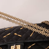 Limited Edition Chanel 2015 Calfskin Brasserie Charms 2.55 Reissue 225 Flap Bag - FashioNica