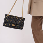 Limited Edition Chanel 2015 Calfskin Brasserie Charms 2.55 Reissue 225 Flap Bag - FashioNica