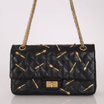 Limited Edition Chanel 2015 Calfskin Brasserie Charms 2.55 Reissue 225 Flap Bag - FashioNica