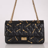 Limited Edition Chanel 2015 Calfskin Brasserie Charms 2.55 Reissue 225 Flap Bag - FashioNica