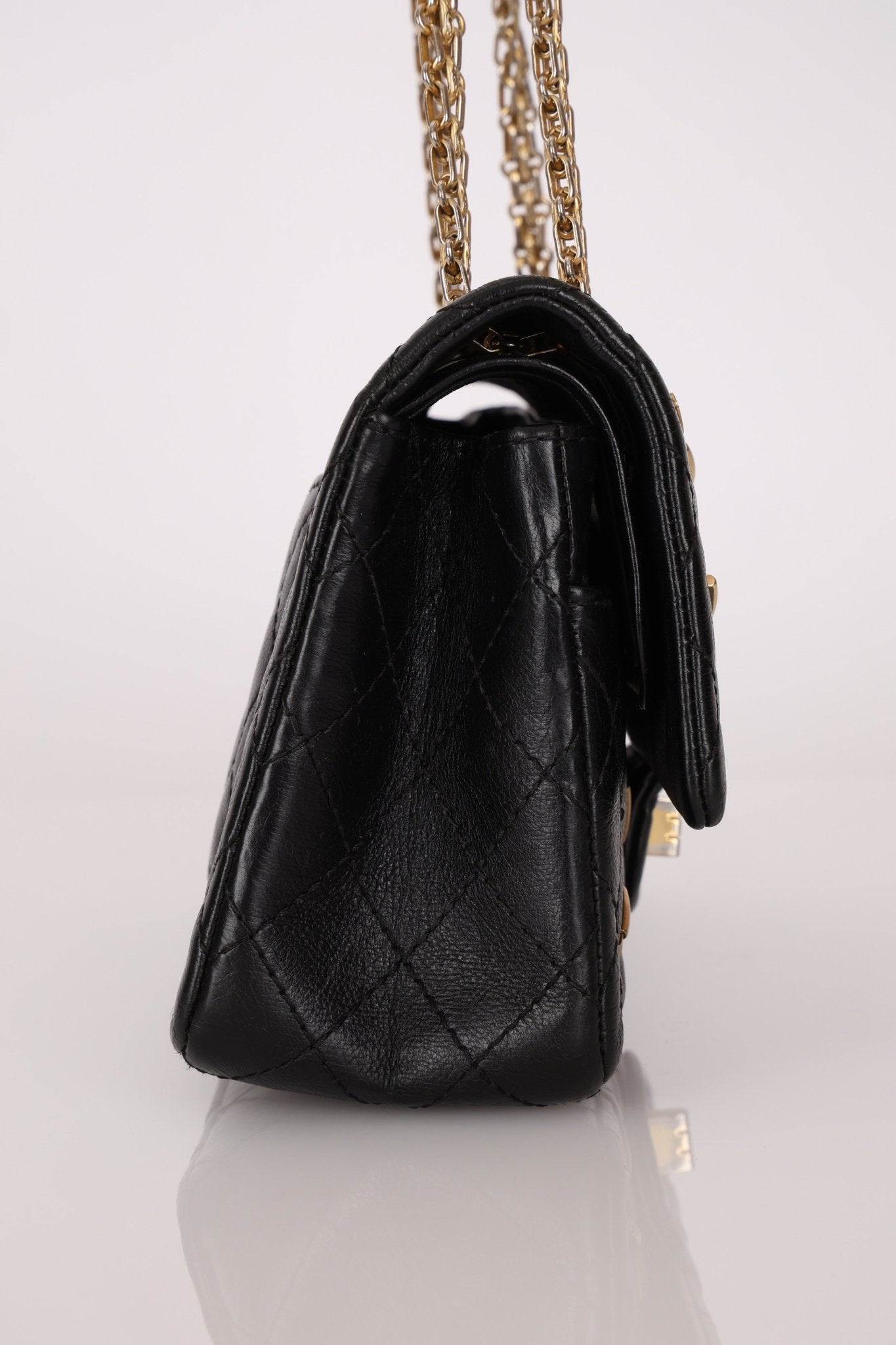 Limited Edition Chanel 2015 Calfskin Brasserie Charms 2.55 Reissue 225 Flap Bag - FashioNica