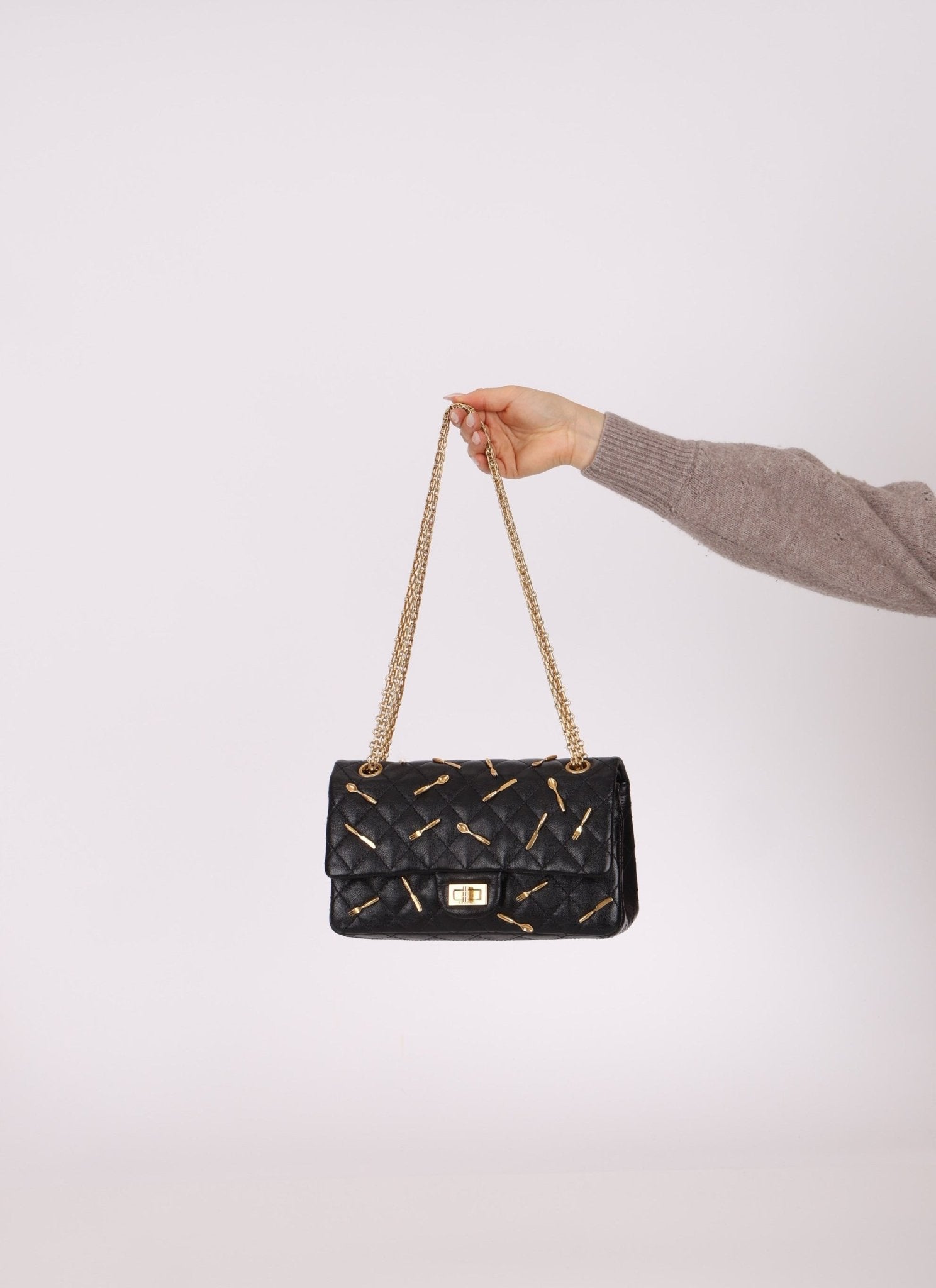 Limited Edition Chanel 2015 Calfskin Brasserie Charms 2.55 Reissue 225 Flap Bag - FashioNica