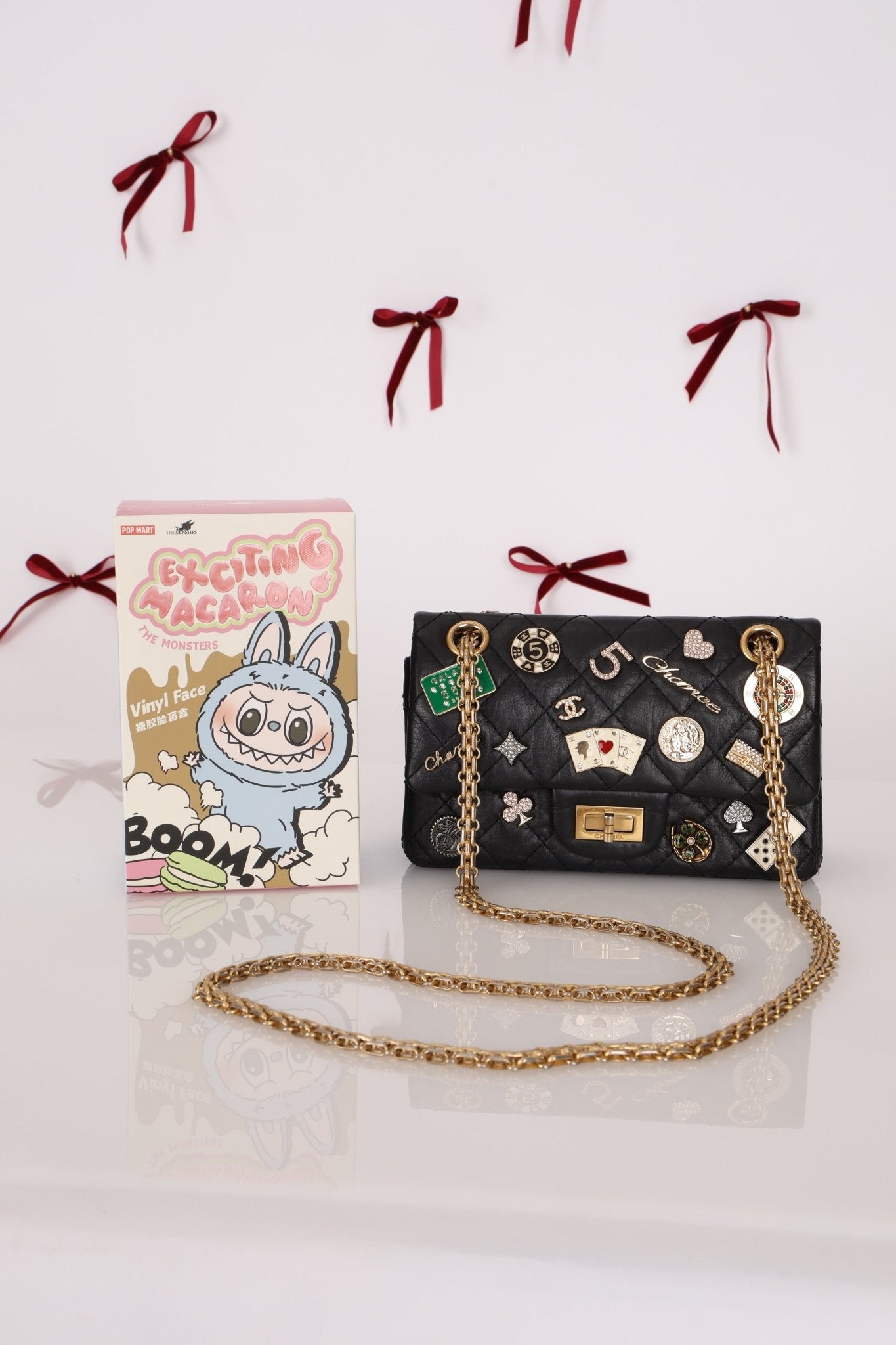 Limited Edition Chanel 2016 Calfskin Casino Lucky Charms 2.55 Reissue 224 Flap Bag - FashioNica