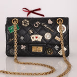 Limited Edition Chanel 2016 Calfskin Casino Lucky Charms 2.55 Reissue 224 Flap Bag - FashioNica