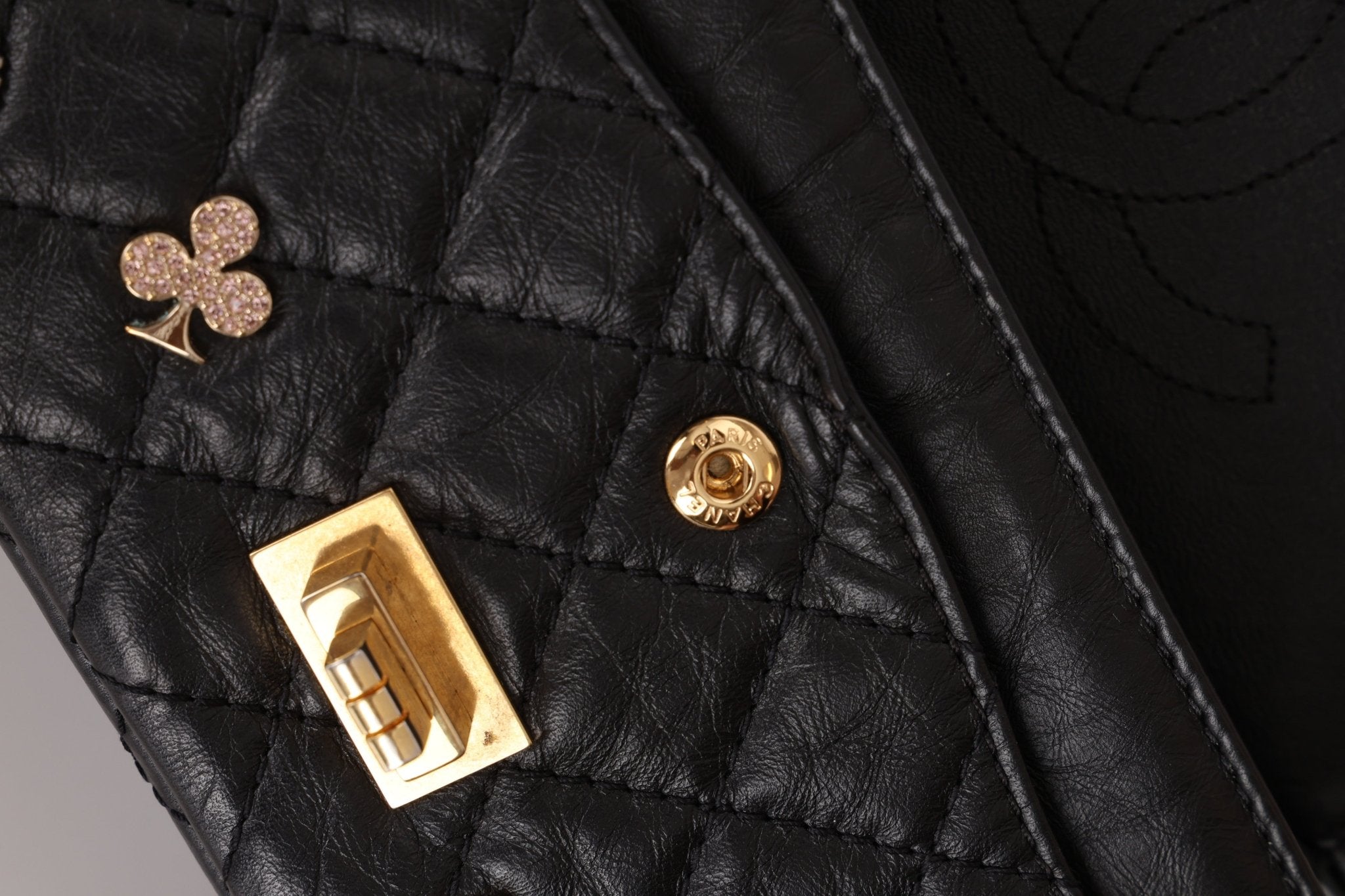 Limited Edition Chanel 2016 Calfskin Casino Lucky Charms 2.55 Reissue 224 Flap Bag - FashioNica