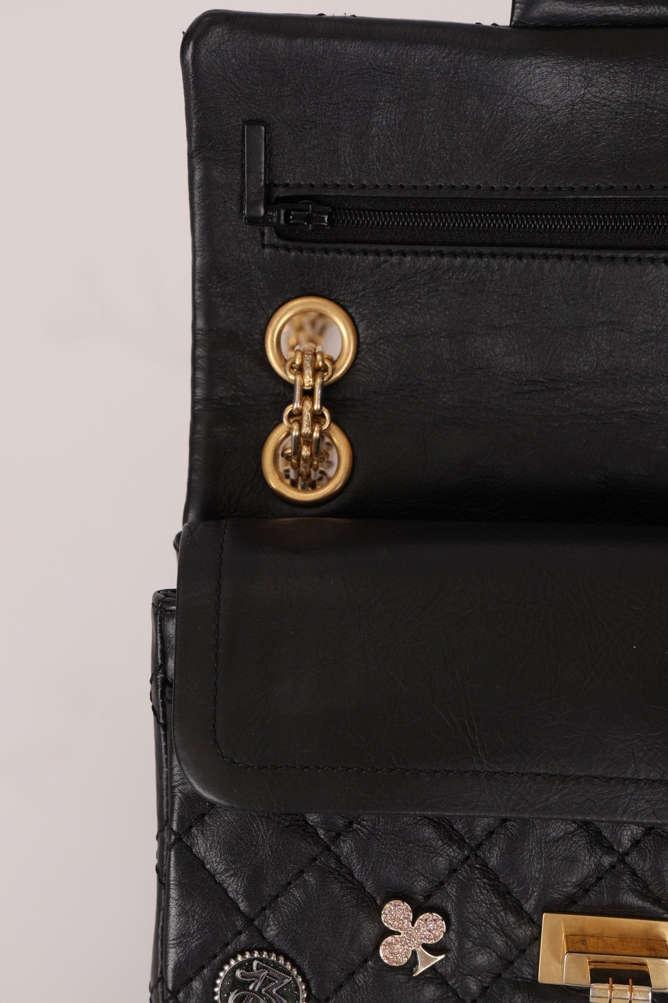 Limited Edition Chanel 2016 Calfskin Casino Lucky Charms 2.55 Reissue 224 Flap Bag - FashioNica