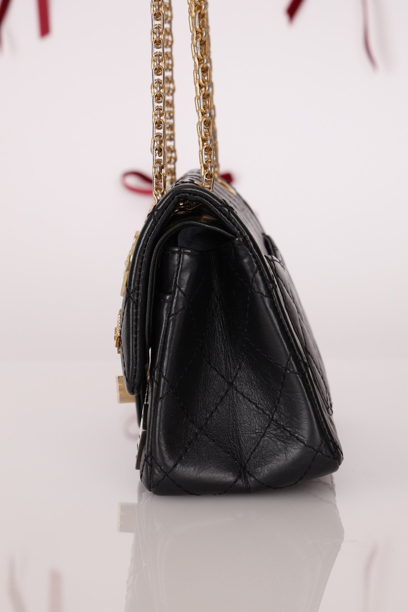 Limited Edition Chanel 2016 Calfskin Casino Lucky Charms 2.55 Reissue 224 Flap Bag - FashioNica