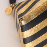 Limited Edition Chanel 2019 Metallic Lambskin Pyramid Kheops Pyramid Wristlet - FashioNica