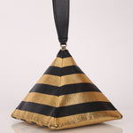 Limited Edition Chanel 2019 Metallic Lambskin Pyramid Kheops Pyramid Wristlet - FashioNica