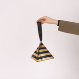 Limited Edition Chanel 2019 Metallic Lambskin Pyramid Kheops Pyramid Wristlet - FashioNica