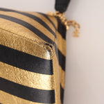 Limited Edition Chanel 2019 Metallic Lambskin Pyramid Kheops Pyramid Wristlet - FashioNica