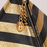 Limited Edition Chanel 2019 Metallic Lambskin Pyramid Kheops Pyramid Wristlet - FashioNica
