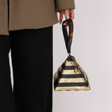 Limited Edition Chanel 2019 Metallic Lambskin Pyramid Kheops Pyramid Wristlet - FashioNica