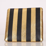 Limited Edition Chanel 2019 Metallic Lambskin Pyramid Kheops Pyramid Wristlet - FashioNica