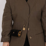 Limited Edition Chanel Métiers D'art 2021 Velvet Embossed Jewel Miniaudiere - FashioNica