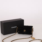Limited Edition Chanel Métiers D'art 2021 Velvet Embossed Jewel Miniaudiere - FashioNica